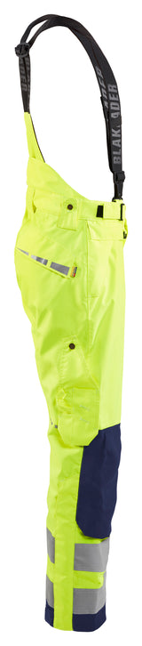 Blåkläder 1867 High Vis Skalbuks detalje til broderi