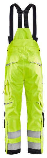 Blåkläder 1867 High Vis Skalbuks nærbillede med logo
