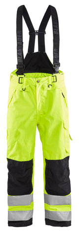 Blåkläder 1867 High Vis Skalbuks materiale med firmalogo
