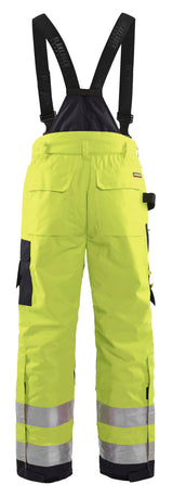 Blåkläder 1885 High Vis Vinter buks nærbillede med logo