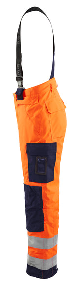 Blåkläder 1885 High Vis Vinter buks nærbillede med tryk