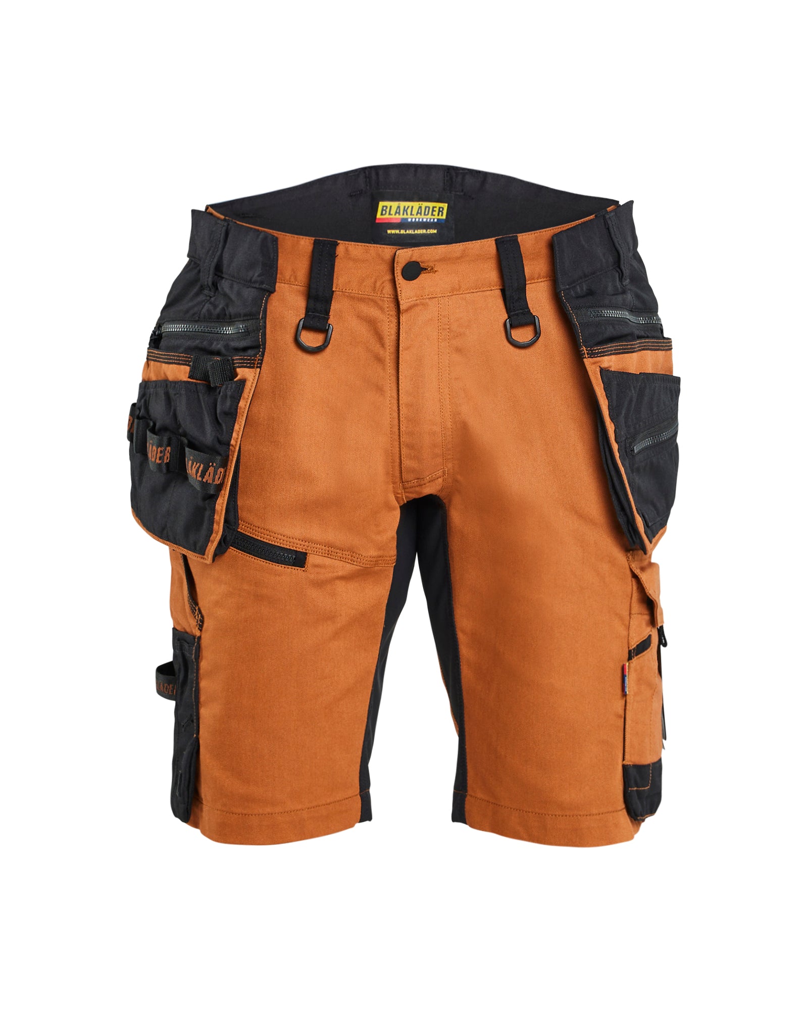 Blåkläder 1972 Striker Håndværkershorts med Stretch, Rust/Sort