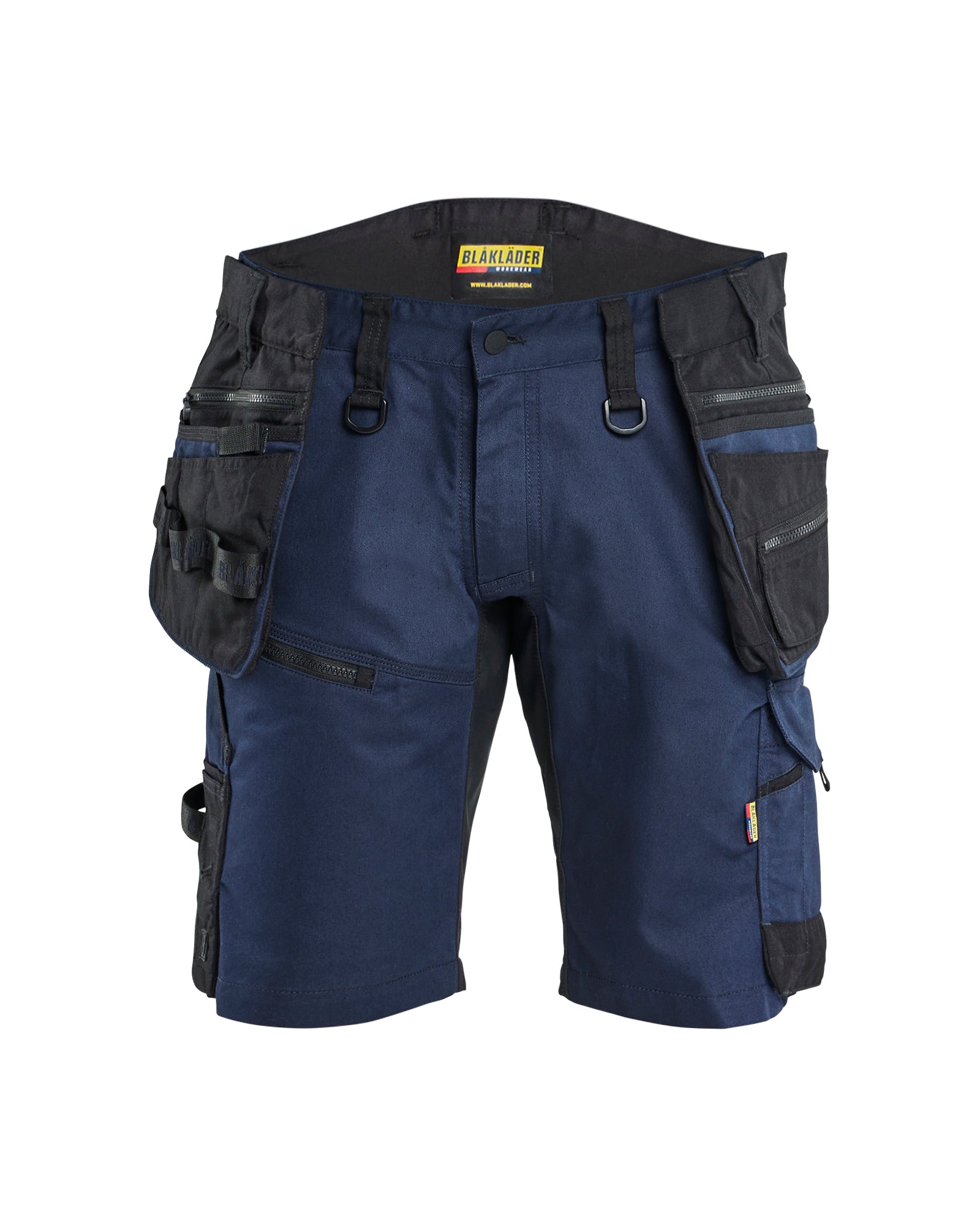 Blåkläder 1972 Striker Håndværkershorts med Stretch, Mørk Marineblå/Sort