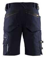 Blåkläder 1987 Håndværker Shorts 4-vejs stretch X1900 produktbillede med logo