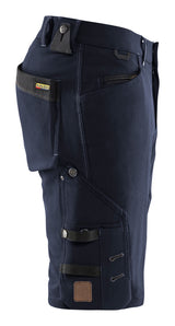 Blåkläder 1987 Håndværker Shorts 4-vejs stretch X1900 detalje til broderi