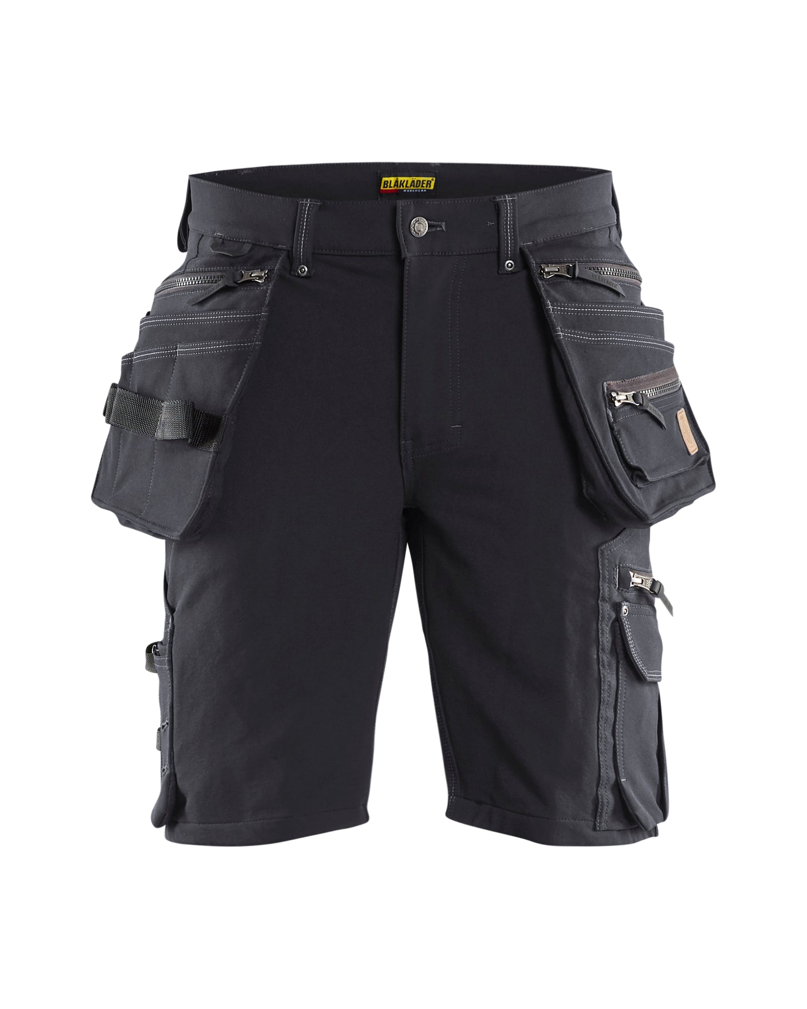 Blåkläder 1988 Håndværker Shorts 4-vejs stretch X1900, Mørk Grå/Sort