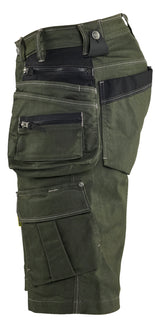 Blåkläder 1992 Håndværker Shorts stretch X1900 produktfoto med tryk