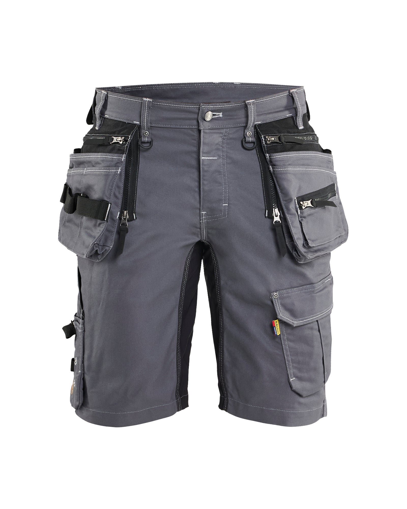 Blåkläder 1992 Håndværker Shorts stretch X1900, Mellemgrå/Sort