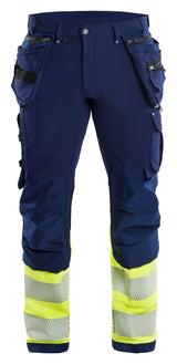 Blåkläder 1993 High Vis Buks 4-vejs stretch med tryk eller logo – arbejdstøj og firmatøj