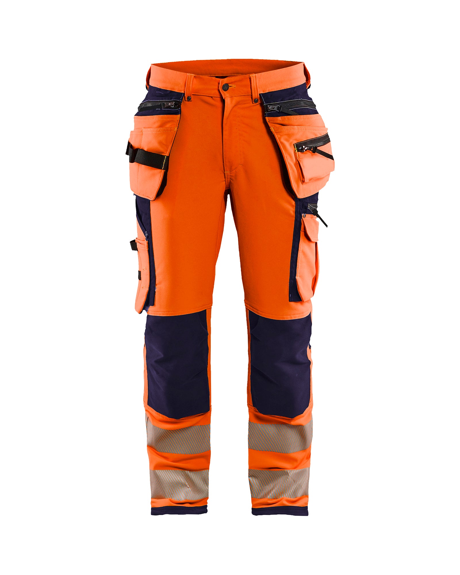 Blåkläder 1997 High Vis Buks 4-vejs stretch, High Vis Orange/Marineblå