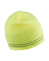 Blåkläder 2007 High Vis Strikket Beanie detalje til broderi