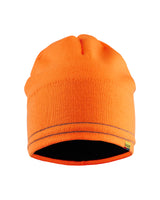 Blåkläder 2007 High Vis Strikket Beanie materiale med firmalogo