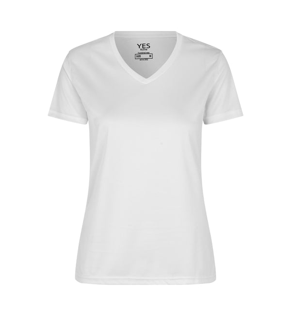 ID 2032 YES Active T-shirt | dame med tryk eller logo – arbejdstøj og firmatøj