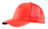Blåkläder 2078 High Vis Trucker Cap detalje med firmalogo