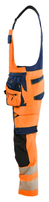 Blåkläder 2626 High Vis Overall 4-vejs stretch nærbillede med tryk