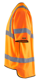 Blåkläder 3023 High Vis Vest produktbillede med tryk