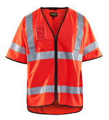 Blåkläder 3023 High Vis Vest detalje med firmalogo