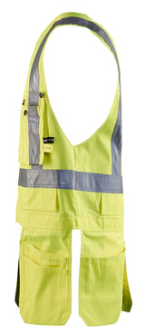Blåkläder 3027 High Vis Håndværker Vest produktfoto med tryk