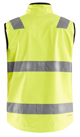 Blåkläder 3049 High Vis Softshell Vest produktbillede med logo