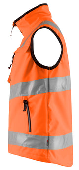 Blåkläder 3049 High Vis Softshell Vest produktbillede med tryk
