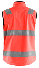 Blåkläder 3049 High Vis Softshell Vest materiale med logo
