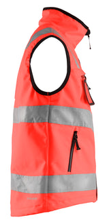 Blåkläder 3049 High Vis Softshell Vest produktbillede til broderi