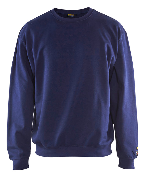 Blåkläder 3074 Flammehæmmende Sweatshirt Inherent med tryk eller logo – arbejdstøj og firmatøj