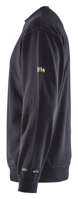 Blåkläder 3074 Flammehæmmende Sweatshirt Inherent produktfoto med tryk