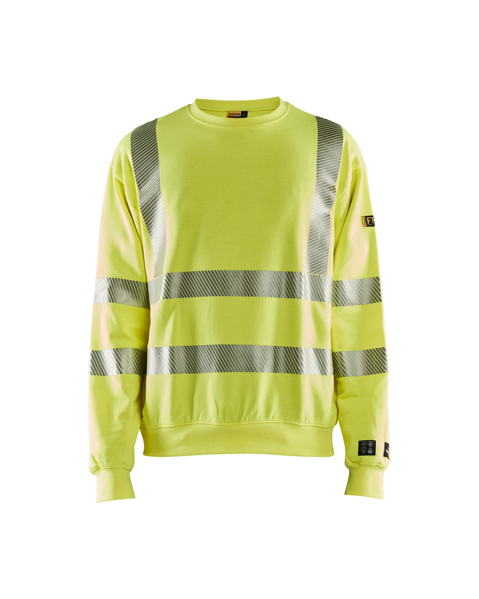 Blåkläder 3087 Multinorm Sweatshirt Inherent, High Vis Gul