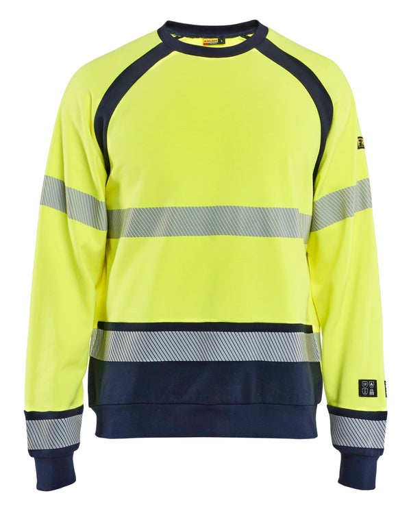 Blåkläder 3088 Multinorm Sweatshirt Inherent med tryk eller logo – arbejdstøj og firmatøj
