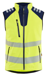 Blåkläder 3091 High Vis Softshell-Vest med tryk eller logo – arbejdstøj og firmatøj