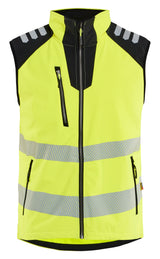 Blåkläder 3091 High Vis Softshell-Vest produktfoto med tryk