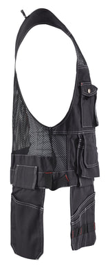 Blåkläder 3100 Håndværker Vest detalje til broderi