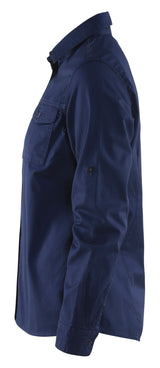 Blåkläder 3208 Dame Twill Skjorte produktfoto med tryk
