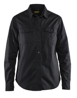 Blåkläder 3208 Dame Twill Skjorte materiale med firmalogo