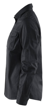 Blåkläder 3208 Dame Twill Skjorte produktbillede med tryk
