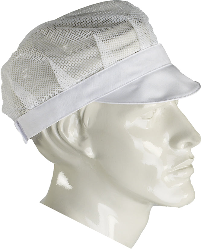 NYBO Workwear 321018 Kasket, hårnet, velcrolukning