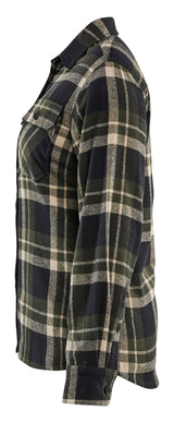 Blåkläder 3218 Dame Flannel Skjorte produktbillede med logo