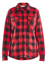 Blåkläder 3218 Dame Flannel Skjorte detalje til broderi
