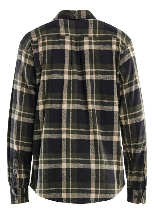 Blåkläder 3288 Flannelskjorte med tryk eller logo – arbejdstøj og firmatøj