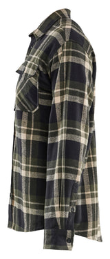 Blåkläder 3288 Flannelskjorte produktbillede med logo