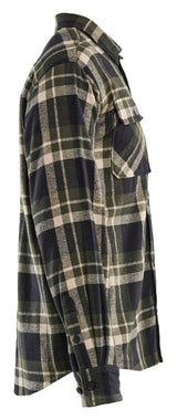 Blåkläder 3288 Flannelskjorte produktfoto med tryk