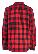 Blåkläder 3288 Flannelskjorte materiale med firmalogo