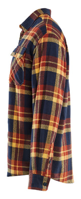 Blåkläder 3288 Flannelskjorte detalje med firmalogo