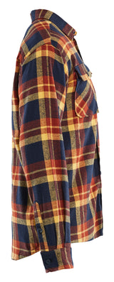 Blåkläder 3288 Flannelskjorte materiale med logo