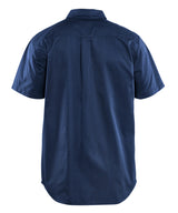Blåkläder 3296 Twill Skjorte  kort ærme produktbillede med logo