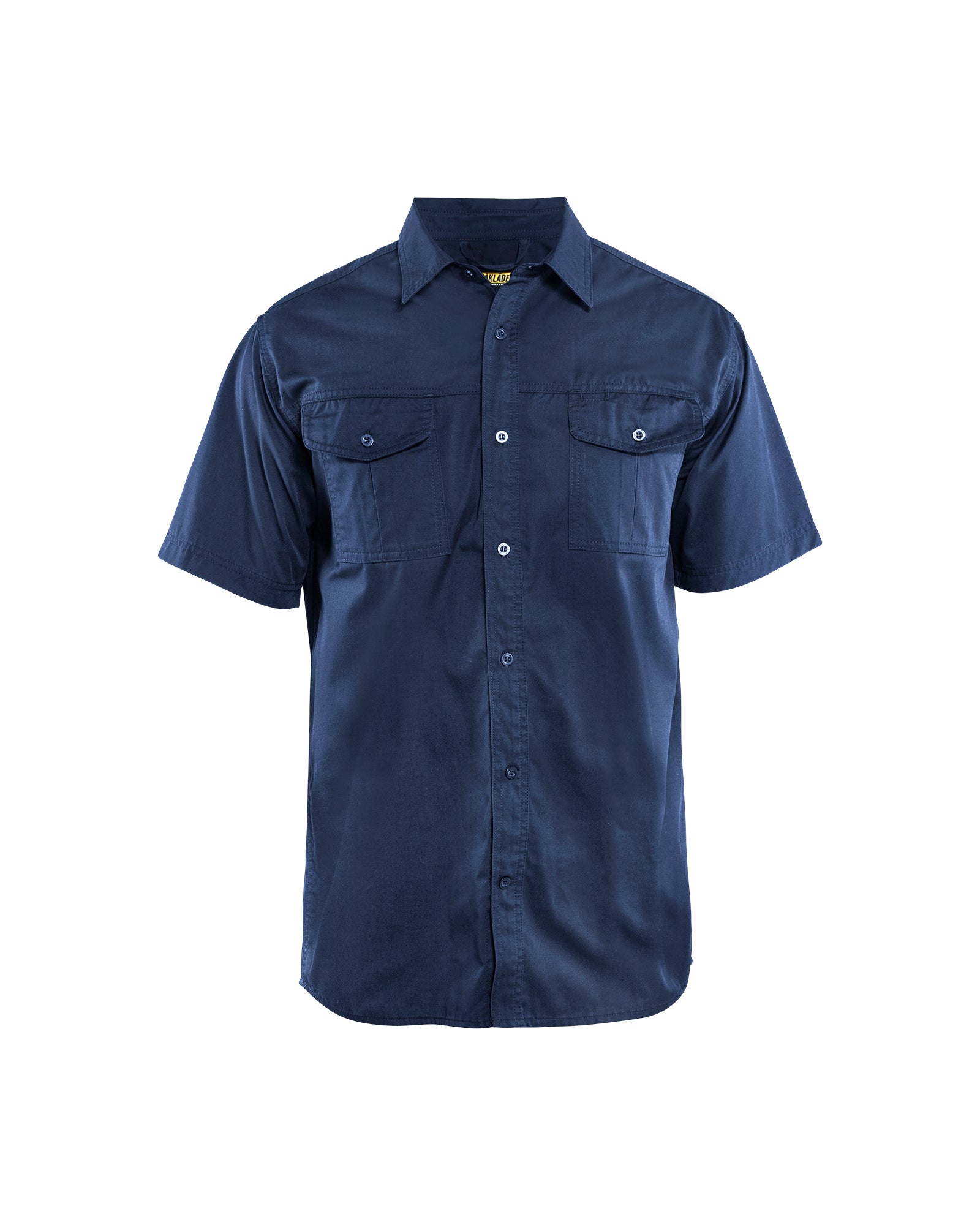 Blåkläder 3296 Twill Skjorte  kort ærme, Marineblå