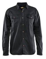 Blåkläder 3297 Twill Skjorte Bomuld produktfoto med tryk