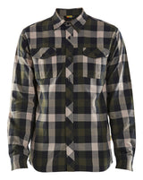 Blåkläder 3299 Flannelskjorte med tryk eller logo – arbejdstøj og firmatøj