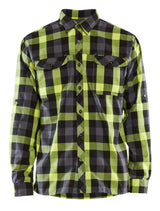 Blåkläder 3299 Flannelskjorte materiale med firmalogo